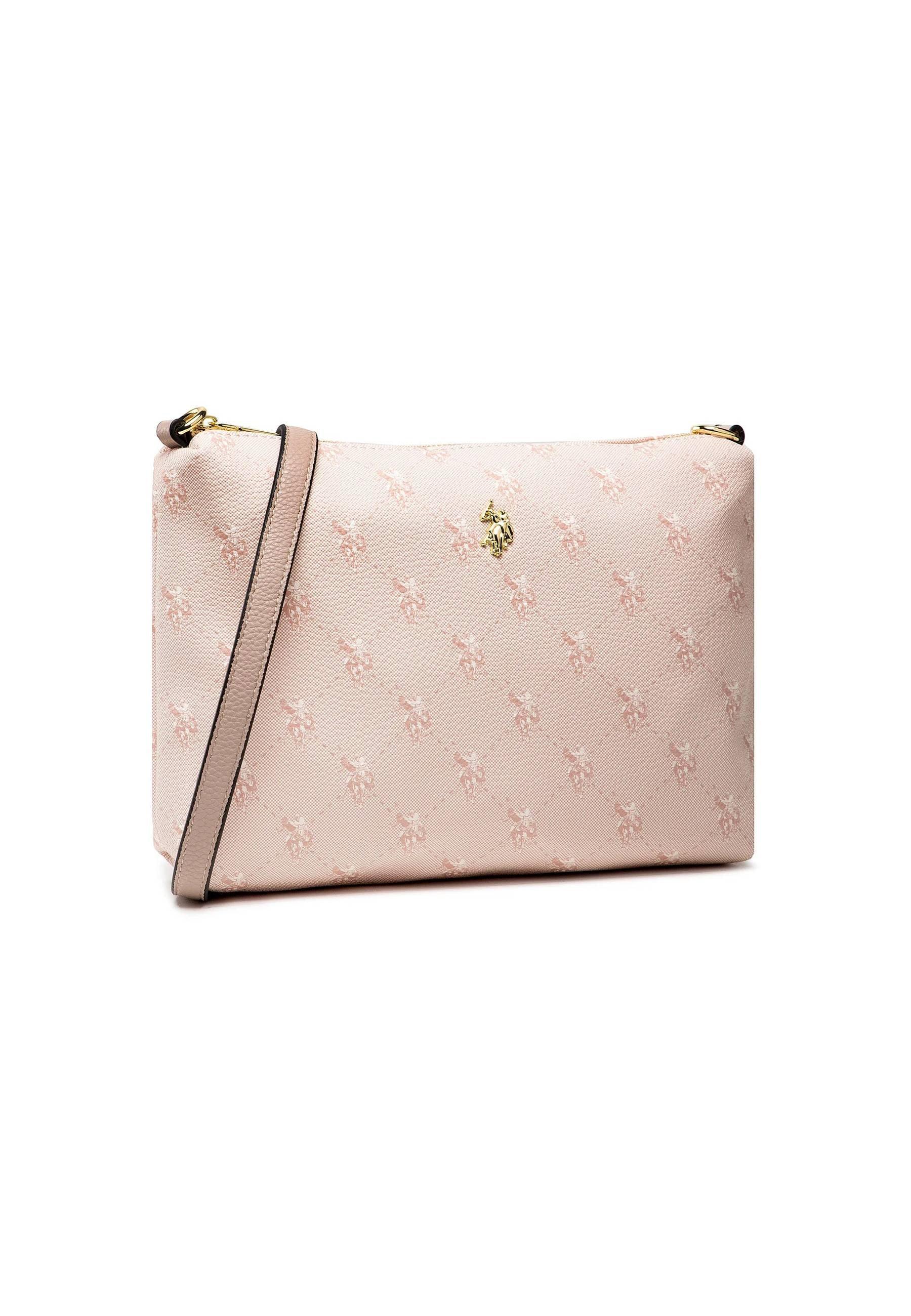 U.S. POLO ASSN. Malibu Borsa Shopping Con Pochette Pink Gold BEUM15737WVG499 - Sandrini Calzature e Abbigliamento