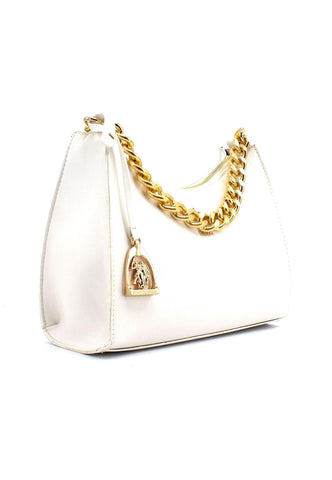U.S. POLO ASSN. New Jones Borsa Handle Chain Off White BEUJE6007WVP802 - Sandrini Calzature e Abbigliamento
