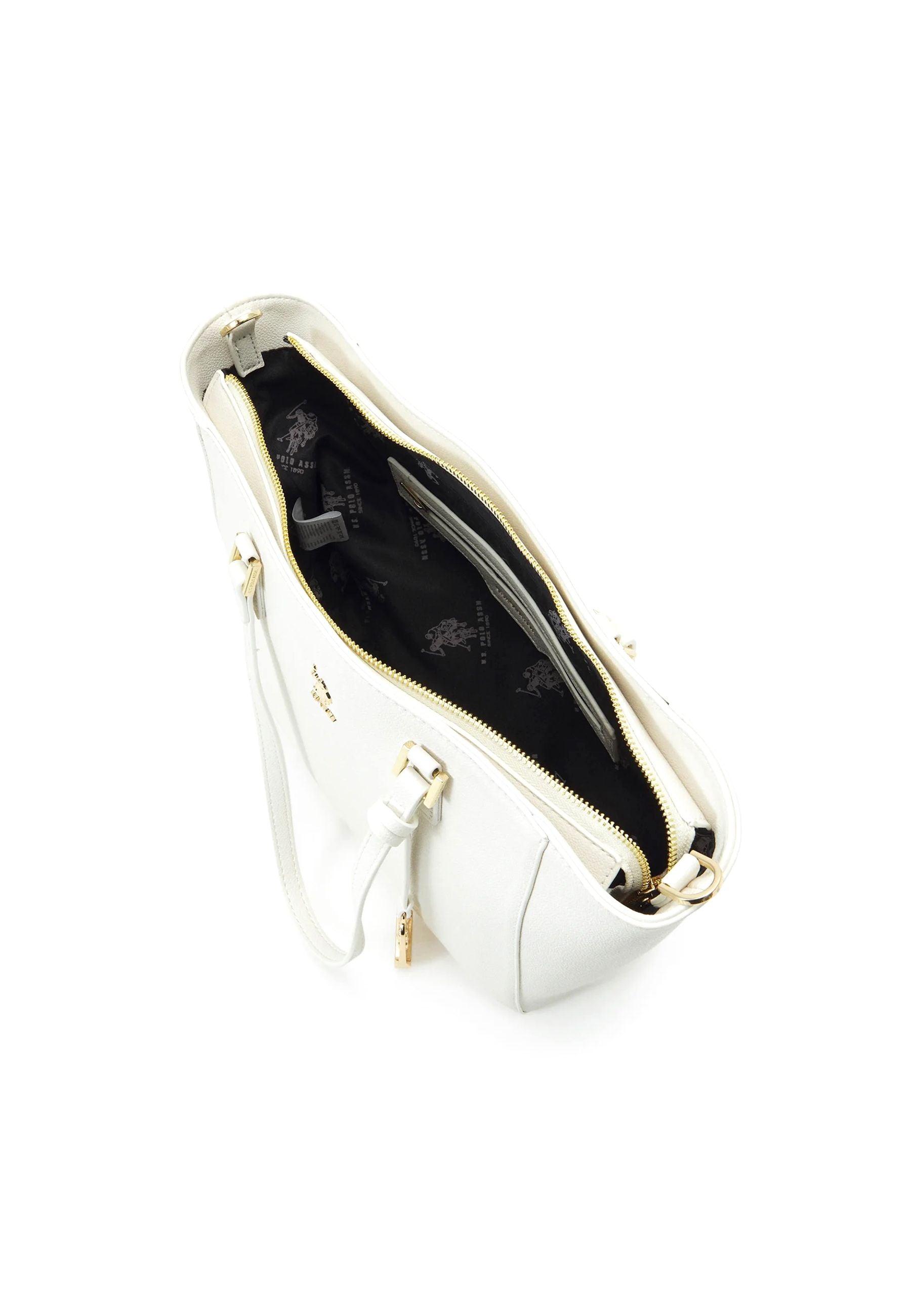U.S. POLO ASSN. New Jones Borsa Shopping Off White BIUJE5567WVP802 - Sandrini Calzature e Abbigliamento