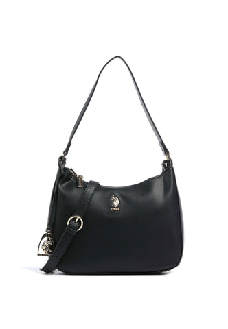 U.S. POLO ASSN. New Jones Small Hobo Borsa Black BIUJE5568WVP000 - Sandrini Calzature e Abbigliamento