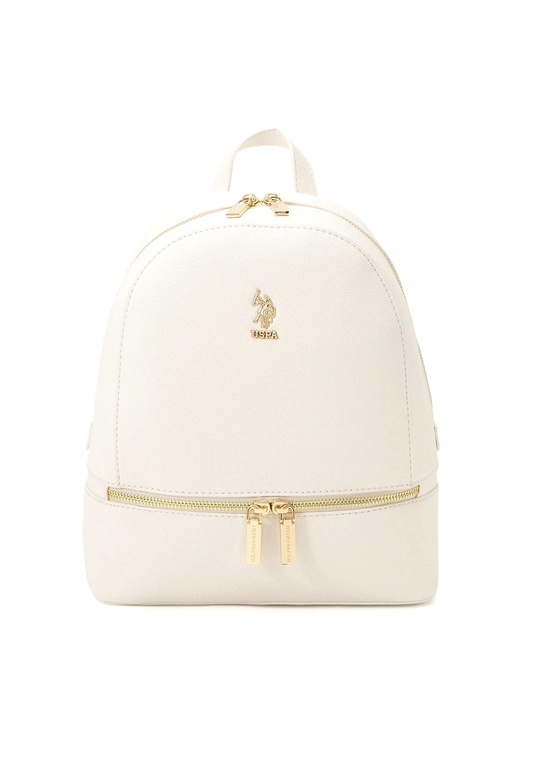 U.S. POLO ASSN. New Jones Zaino Donna Off White BEUJE5700WVP802 - Sandrini Calzature e Abbigliamento