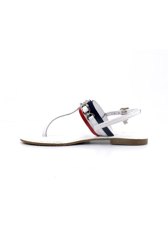 U.S. POLO ASSN. Sandalo Infradito Donna White Red LINDA002 - Sandrini Calzature e Abbigliamento