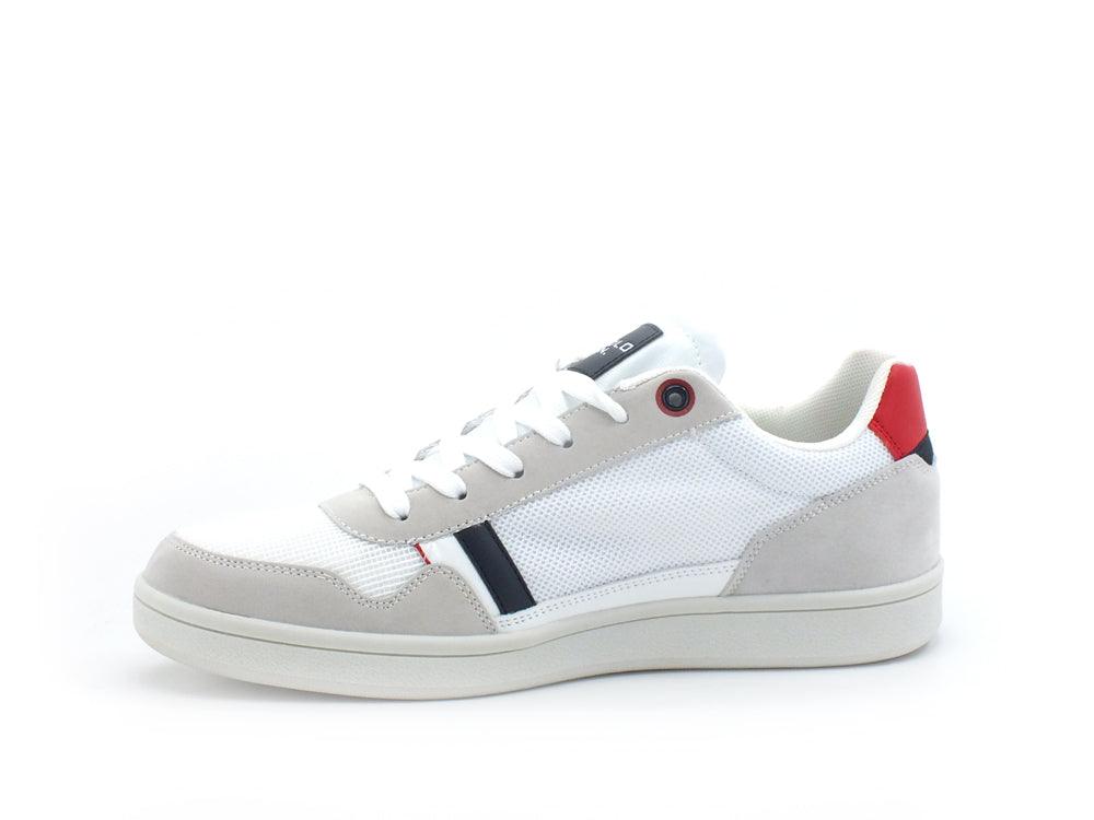 U.S. POLO ASSN. Sneaker Logo Banda Bianco Blu Rosso - Sandrini Calzature e Abbigliamento