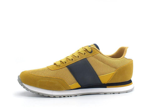 U.S. POLO ASSN. Sneaker Logo Mesh Giallo Blu - Sandrini Calzature e Abbigliamento