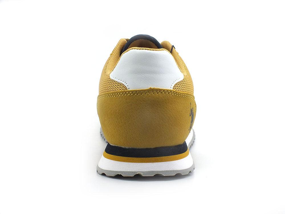 U.S. POLO ASSN. Sneaker Logo Mesh Giallo Blu - Sandrini Calzature e Abbigliamento