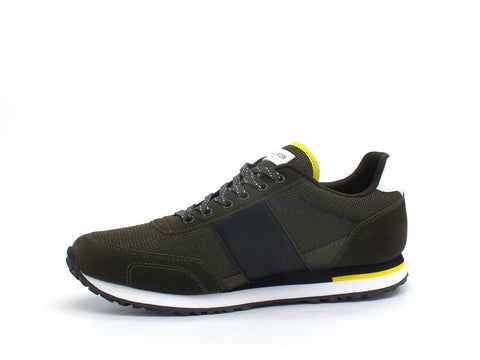 U.S. POLO ASSN. Sneaker Pelle Banda Verde Militare - Sandrini Calzature e Abbigliamento