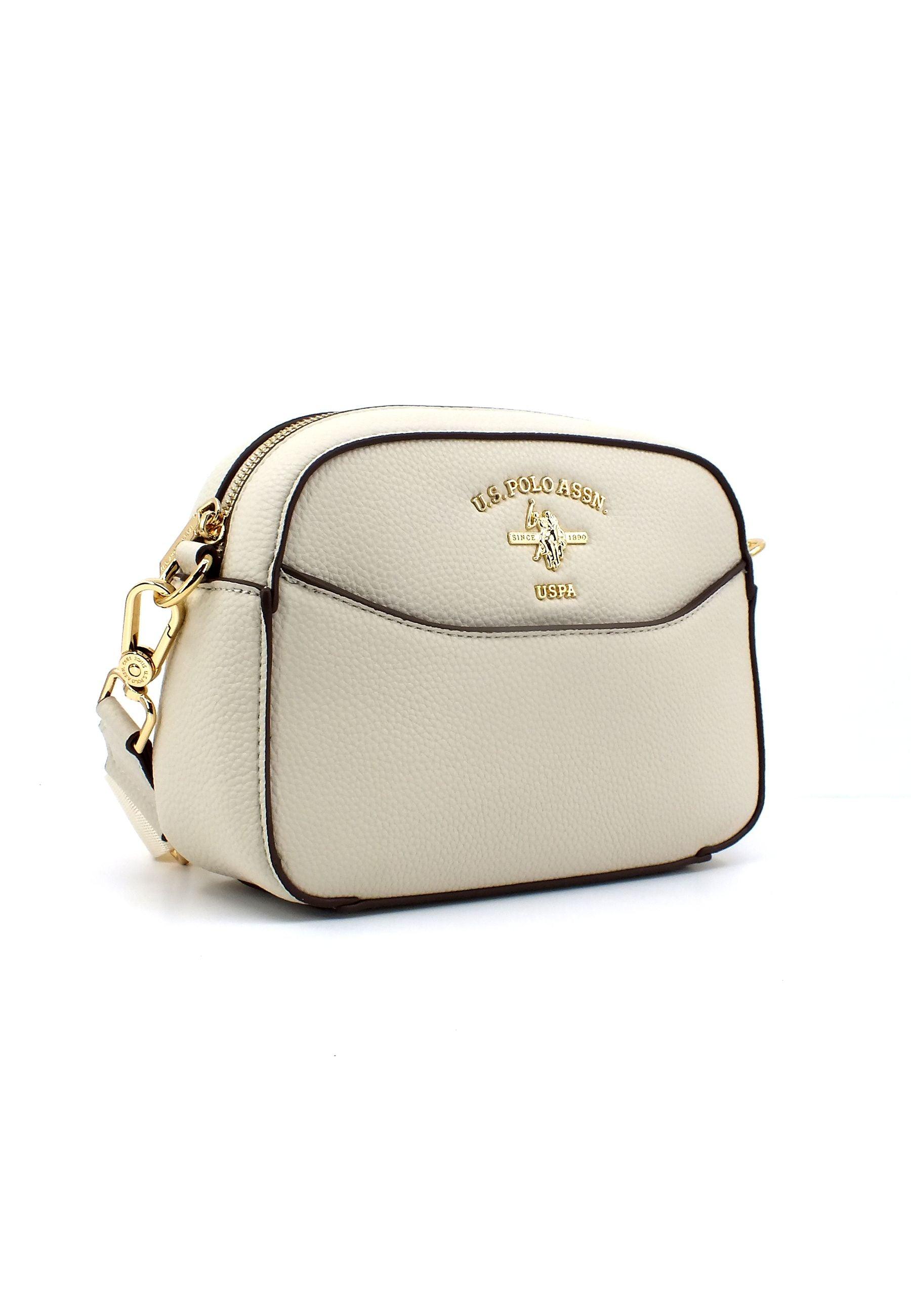 U.S. POLO ASSN. Stanford Tracolla Crossbody Off White BEUSS6064WVP802 - Sandrini Calzature e Abbigliamento