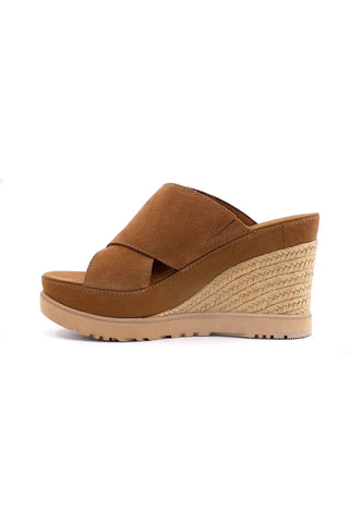 UGG About Slide Ciabatta Zeppa Donna Chestnut W1139291 - Sandrini Calzature e Abbigliamento