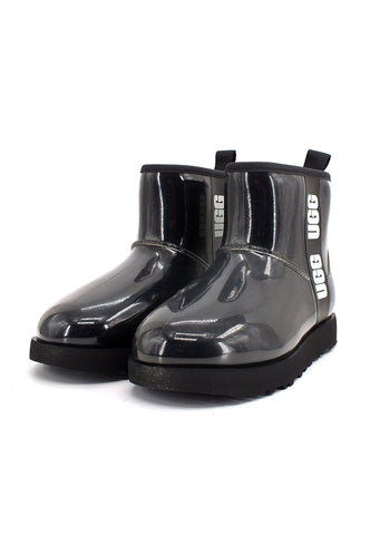 UGG Classic Clear Mini Stivaletto Pelo Donna Black W1113190 - Sandrini Calzature e Abbigliamento
