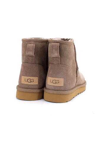 UGG Classic Mini II Stivaletto Pelo Donna Beige Caribou W1016222 - Sandrini Calzature e Abbigliamento