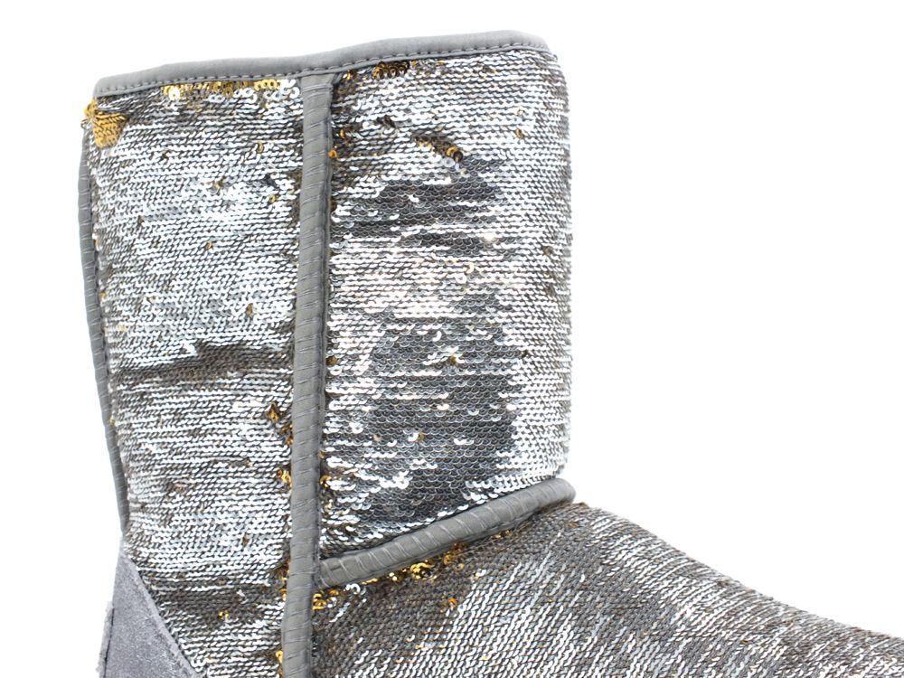 UGG Classic Short Cosmos Silver Gold W1103796 - Sandrini Calzature e Abbigliamento