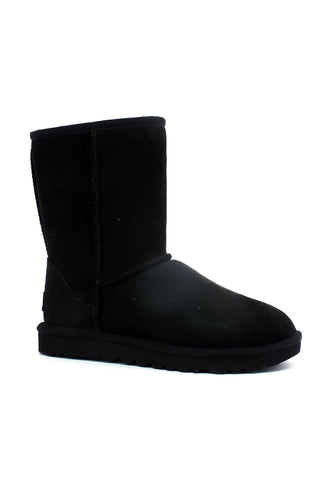 UGG Classic Short Stivaletto Pelo Donna Black W1016223 - Sandrini Calzature e Abbigliamento