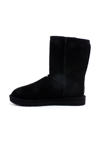 UGG Classic Short Stivaletto Pelo Donna Black W1016223 - Sandrini Calzature e Abbigliamento