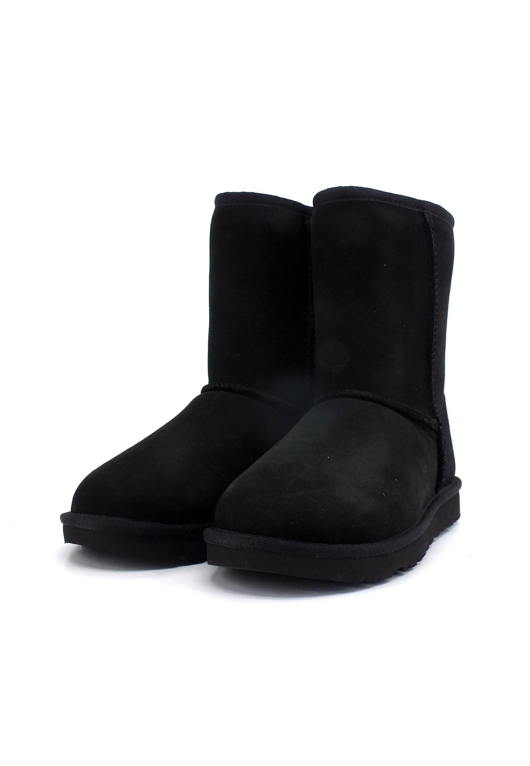 UGG Classic Short Stivaletto Pelo Donna Black W1016223 - Sandrini Calzature e Abbigliamento