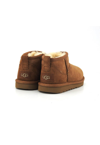 UGG Classic Ultra Mini Stivaletto Pelo Bimbo Chestnut T1130750T - Sandrini Calzature e Abbigliamento