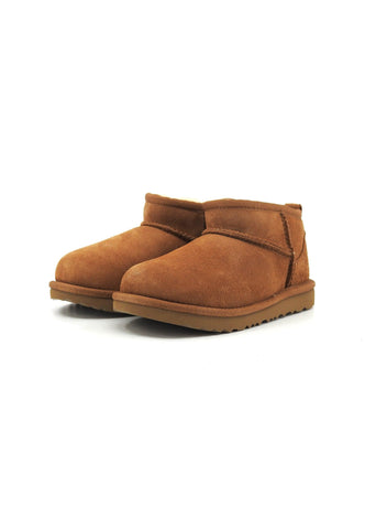 UGG Classic Ultra Mini Stivaletto Pelo Bimbo Chestnut T1130750T - Sandrini Calzature e Abbigliamento