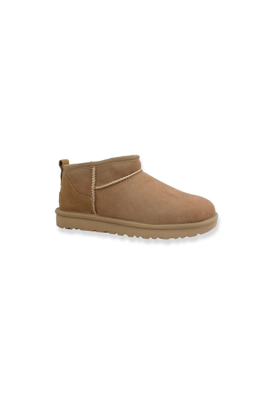 UGG Classic Ultra Mini Stivaletto Pelo Donna Beige Sand W1116109 - Sandrini Calzature e Abbigliamento