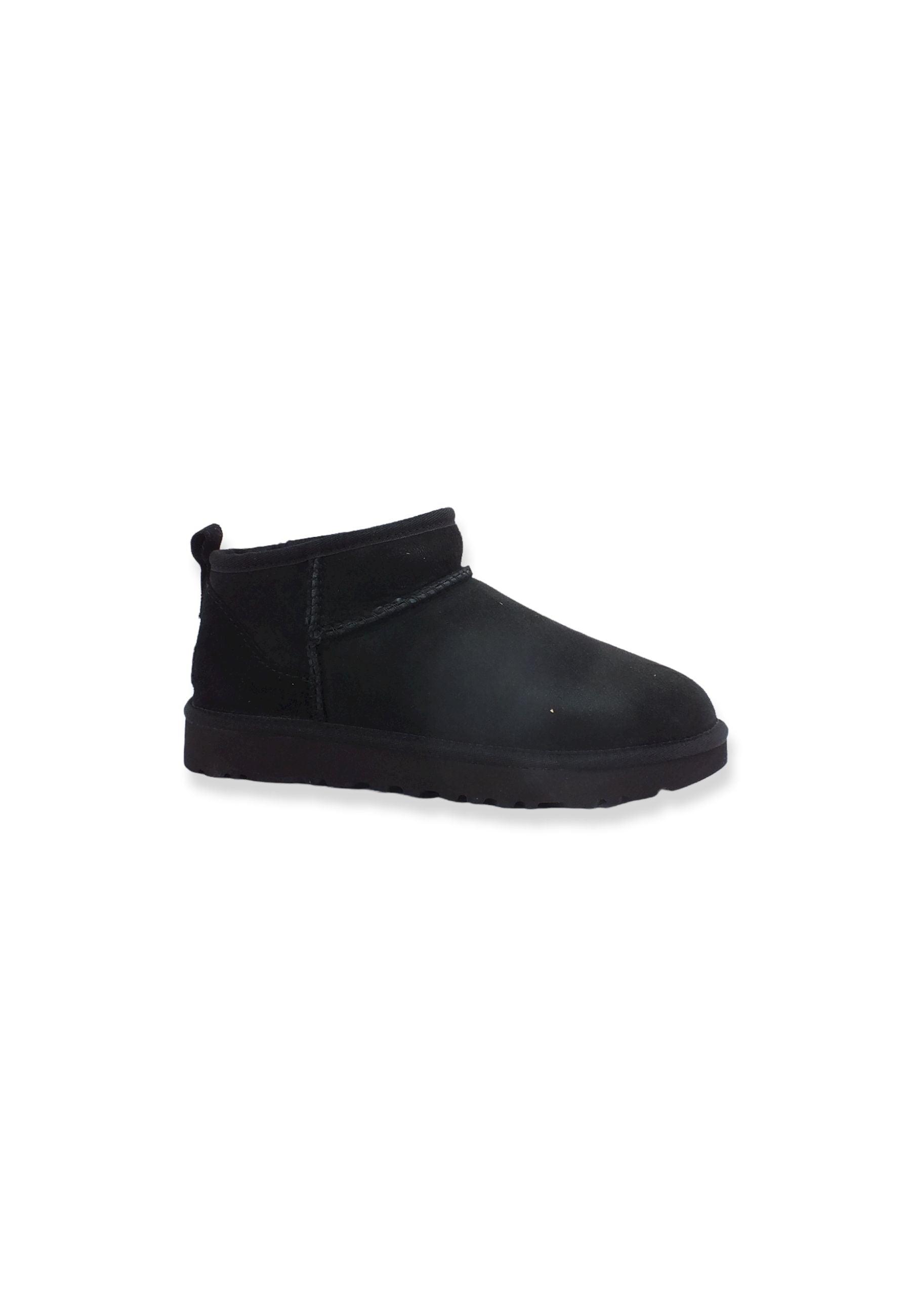 UGG Classic Ultra Mini Stivaletto Pelo Donna Black W1116109 - Sandrini Calzature e Abbigliamento