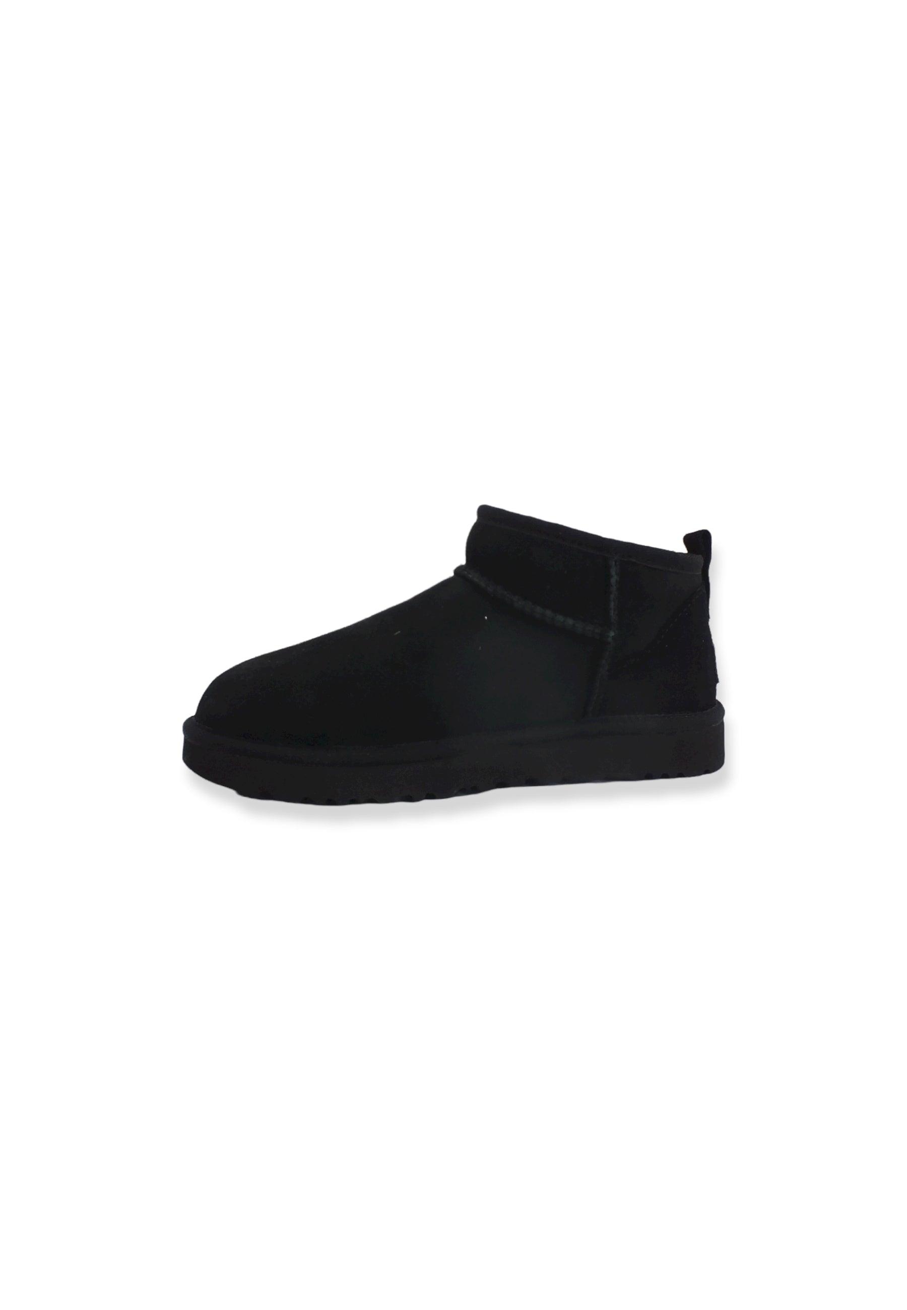 UGG Classic Ultra Mini Stivaletto Pelo Donna Black W1116109 - Sandrini Calzature e Abbigliamento