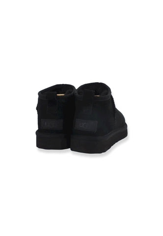 UGG Classic Ultra Mini Stivaletto Pelo Donna Black W1116109 - Sandrini Calzature e Abbigliamento