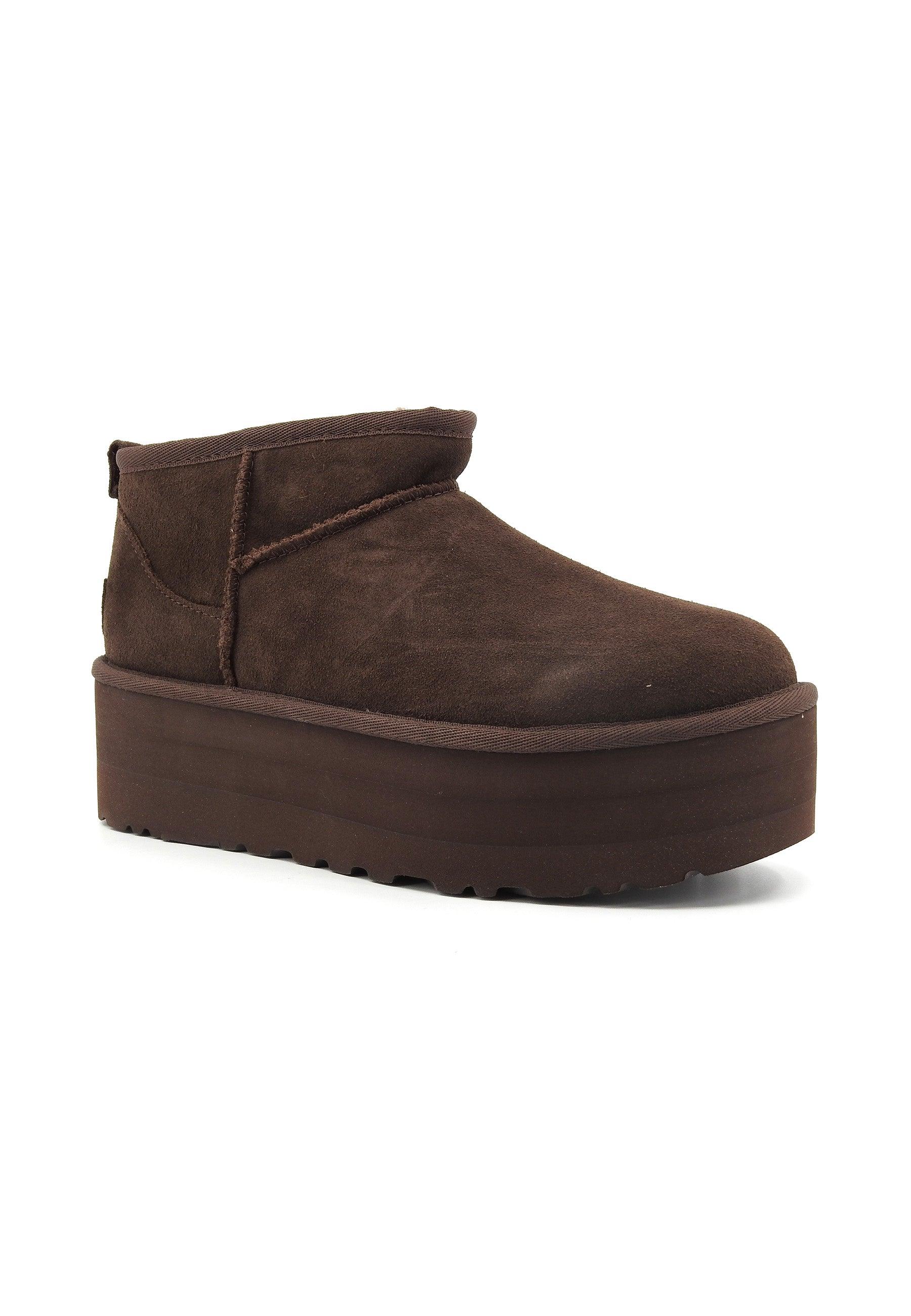 UGG Classic Ultra Mini Stivaletto Pelo Donna Burnt Cedar W1135092 - Sandrini Calzature e Abbigliamento