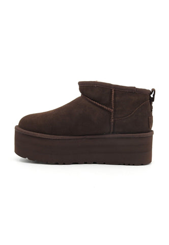 UGG Classic Ultra Mini Stivaletto Pelo Donna Burnt Cedar W1135092 - Sandrini Calzature e Abbigliamento