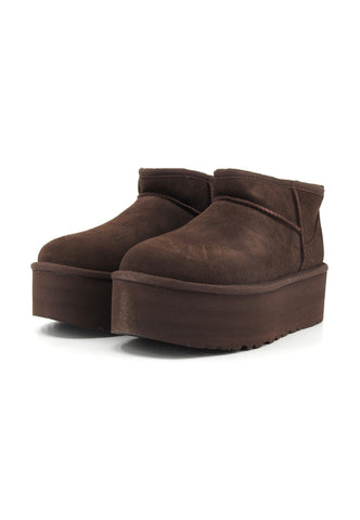 UGG Classic Ultra Mini Stivaletto Pelo Donna Burnt Cedar W1135092 - Sandrini Calzature e Abbigliamento