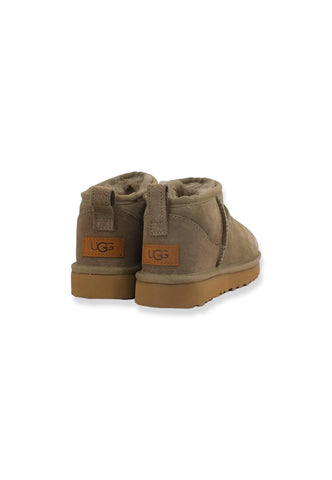 UGG Classic Ultra Mini Stivaletto Pelo Donna Marrone Antilope W1116109 - Sandrini Calzature e Abbigliamento