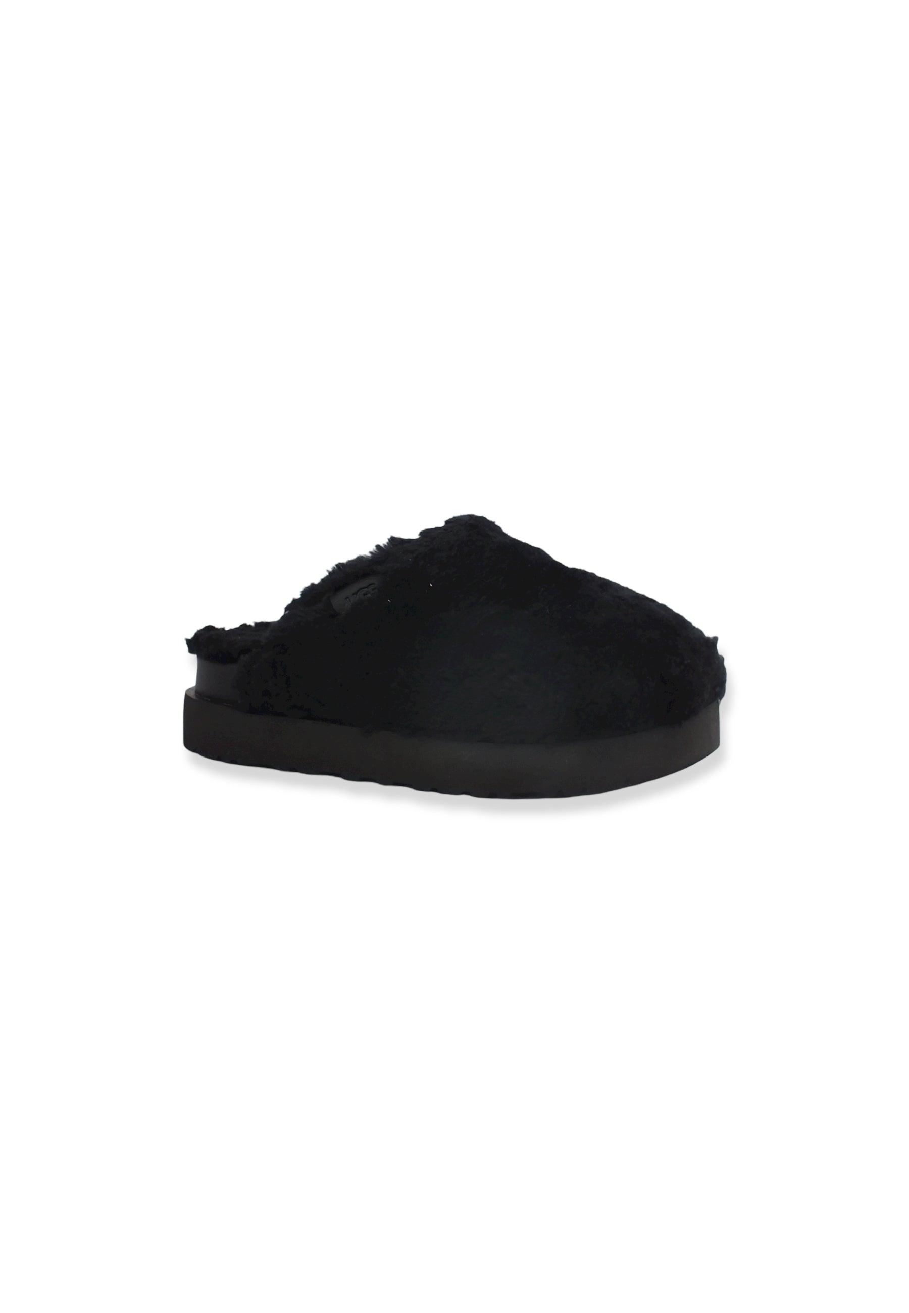 UGG Fuzz Sugar Slide Ciabatta Pelo Donna Black W1135132 - Sandrini Calzature e Abbigliamento