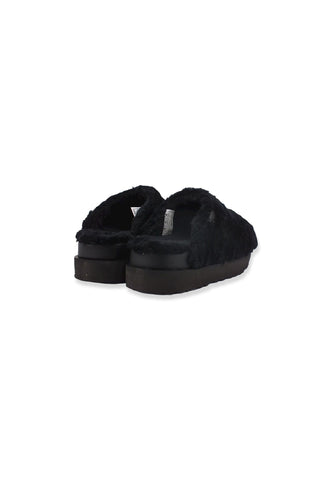 UGG Fuzz Sugar Slide Ciabatta Pelo Donna Black W1135132 - Sandrini Calzature e Abbigliamento