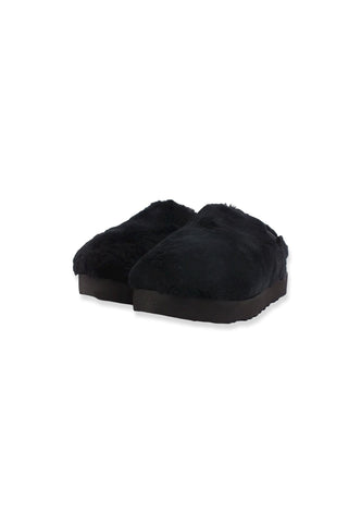 UGG Fuzz Sugar Slide Ciabatta Pelo Donna Black W1135132 - Sandrini Calzature e Abbigliamento