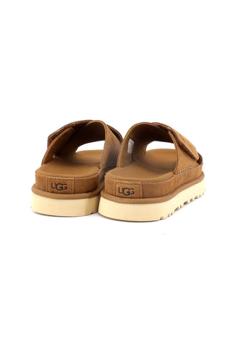 UGG Goldenstar Cross Slide Ciabatta Donna Chestnut W1137910 - Sandrini Calzature e Abbigliamento