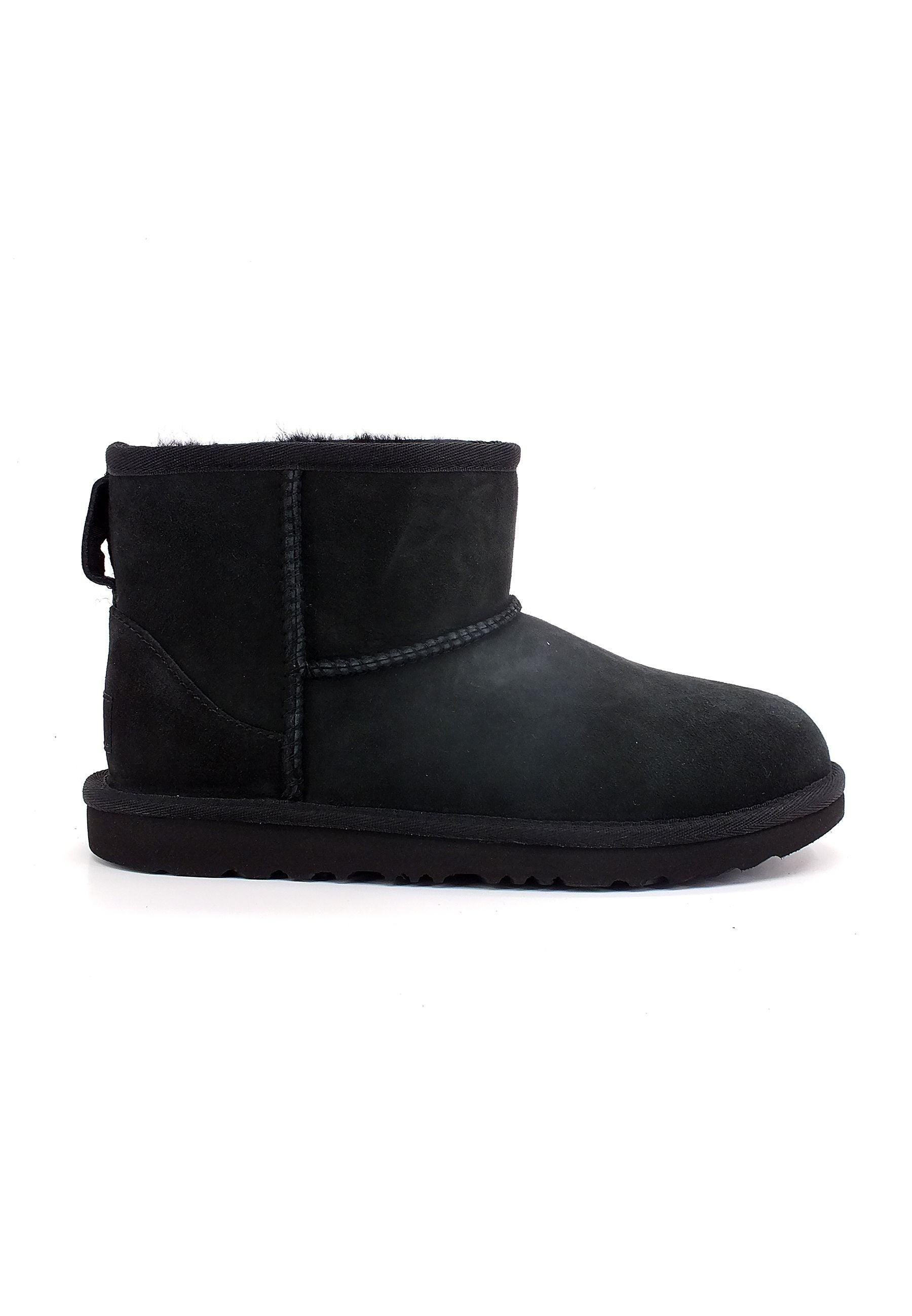 UGG Kid's Classic Mini II Stivaletto Pelo Bimbo Black K1017715K - Sandrini Calzature e Abbigliamento