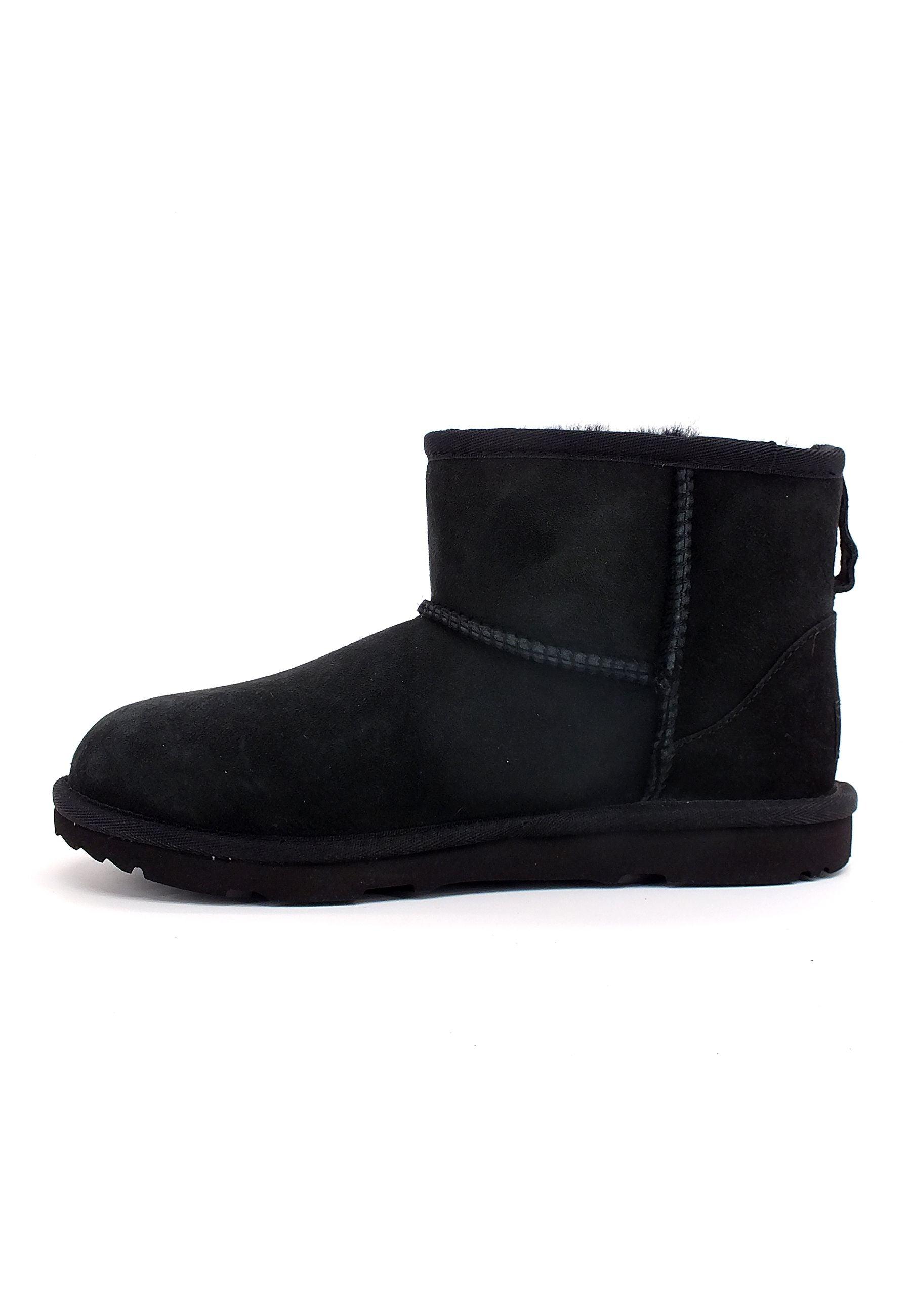 UGG Kid's Classic Mini II Stivaletto Pelo Bimbo Black K1017715K - Sandrini Calzature e Abbigliamento