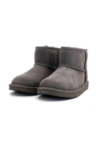 UGG Kid's Classic Mini II Stivaletto Pelo Bimbo Grey K1017715K - Sandrini Calzature e Abbigliamento