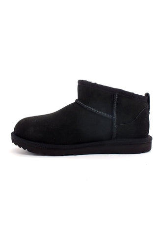 UGG Kid's Classic Ultra Mini II Stivaletto Pelo Bimbo Black K1130750K - Sandrini Calzature e Abbigliamento