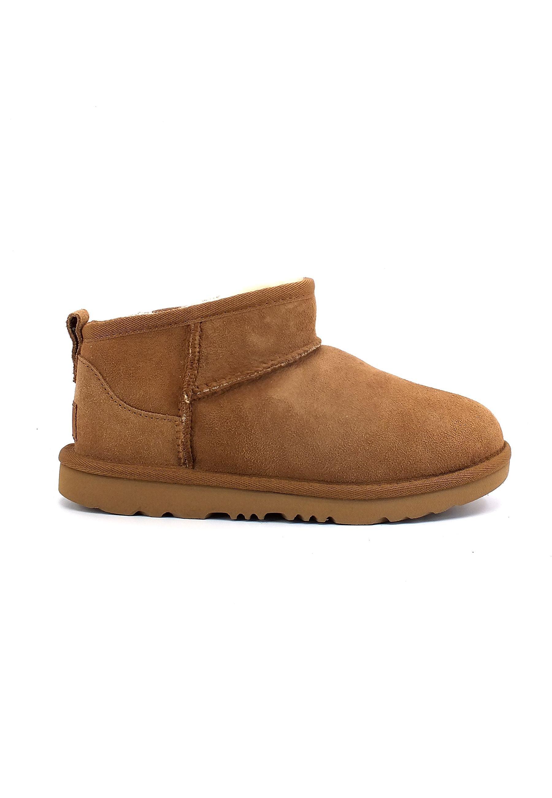 UGG Kid's Classic Ultra Mini II Stivaletto Pelo Bimbo Chestnut K1130750K - Sandrini Calzature e Abbigliamento