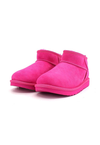 UGG Kid's Classic Ultra Mini II Stivaletto Pelo Bimbo Rosa Raspberry Sorbet K1130750K - Sandrini Calzature e Abbigliamento