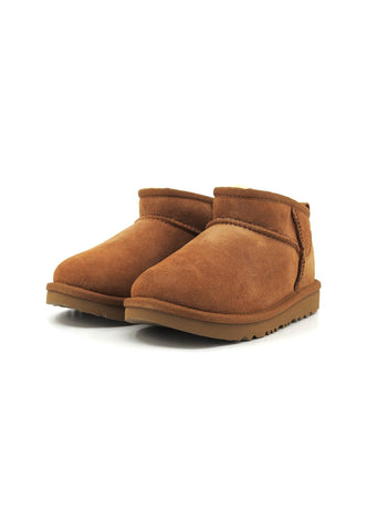 UGG Kid's Classic Ultra Mini Stivaletto Pelo Bimbo Chestnut K1130750K - Sandrini Calzature e Abbigliamento