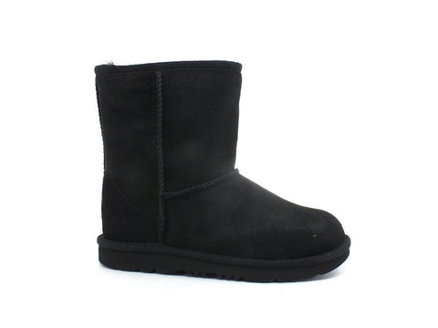 UGG Kid's Classsic II Stivaletto Pelo Bambina Black K1017703K - Sandrini Calzature e Abbigliamento