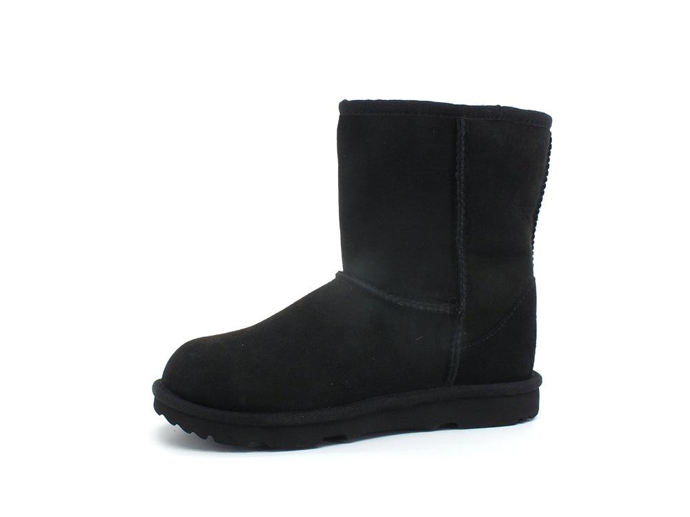 UGG Kid's Classsic II Stivaletto Pelo Bambina Black K1017703K - Sandrini Calzature e Abbigliamento