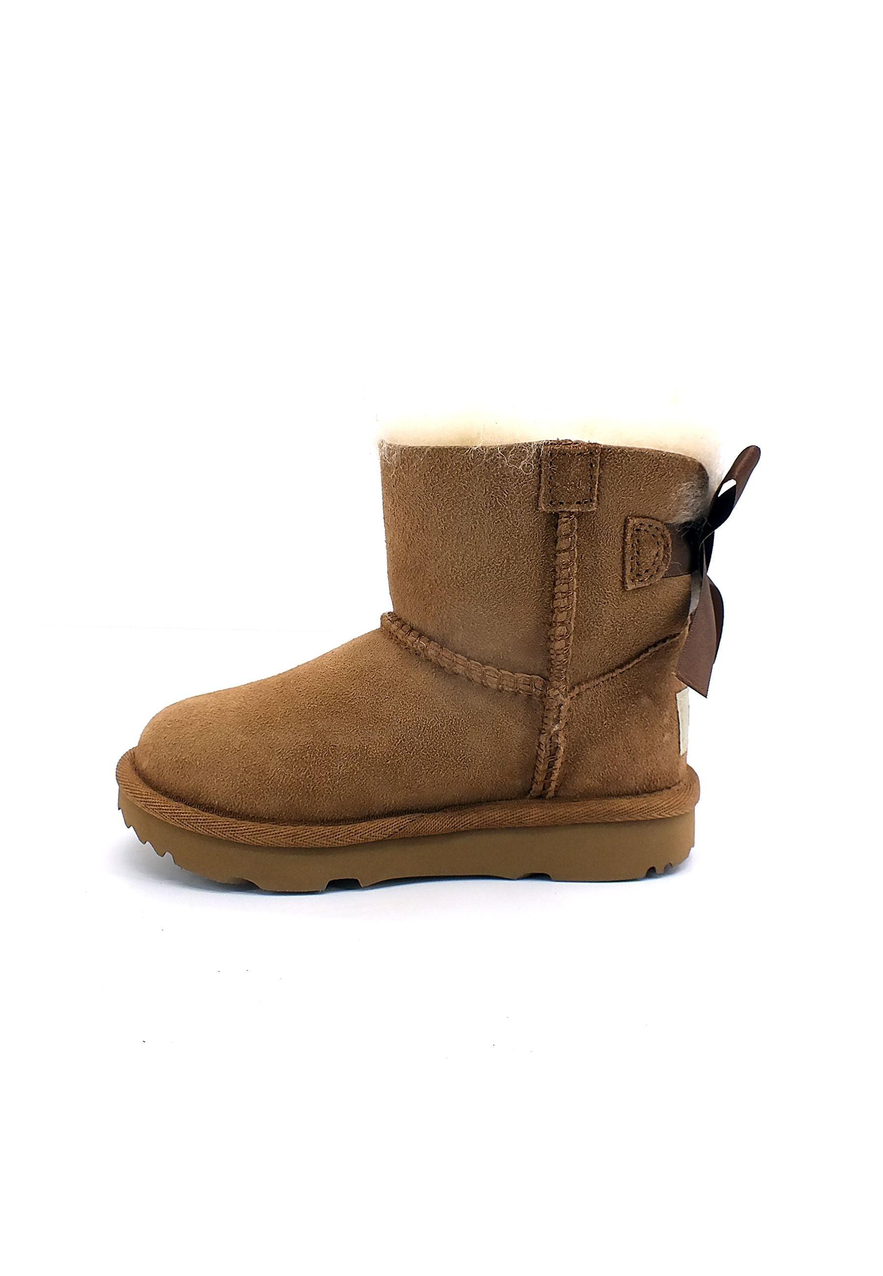 UGG Mini Bailey Bow II Stivaletto Bimbo Chestnut K1017397 - Sandrini Calzature e Abbigliamento