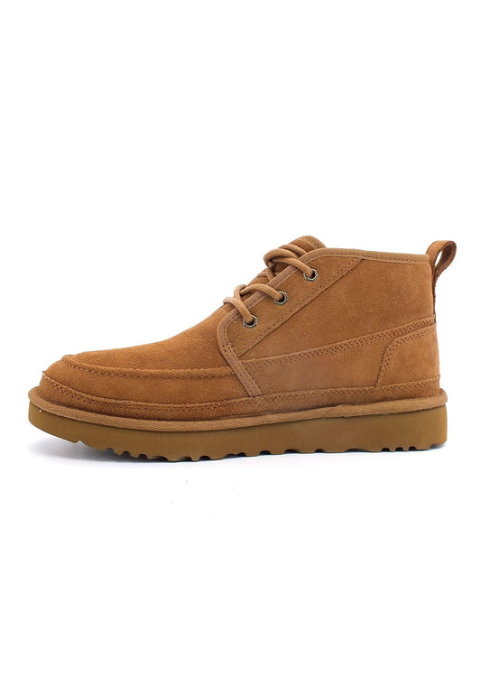 UGG Neumel Moc Stivaletto Pelo Uomo Marrone Chestnut M1121645M - Sandrini Calzature e Abbigliamento