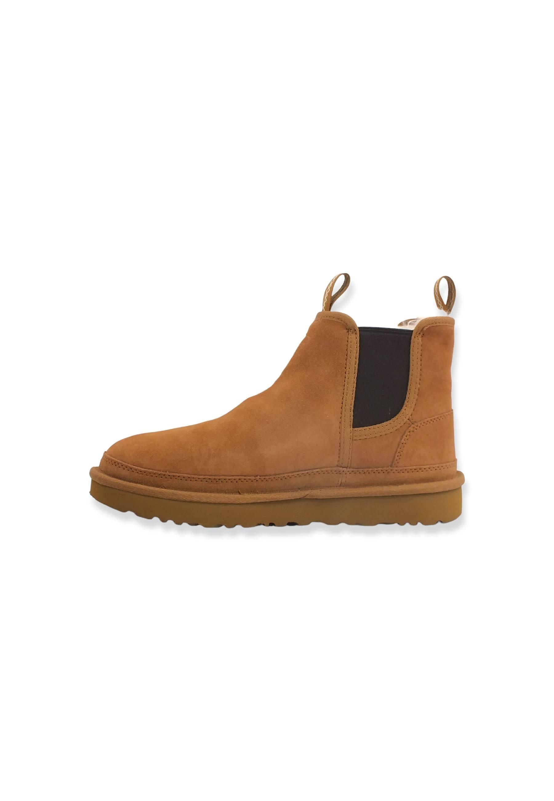 UGG Neumel Stivaletto Chelsea Uomo Pelo Marrone Chestnut M1121644 - Sandrini Calzature e Abbigliamento