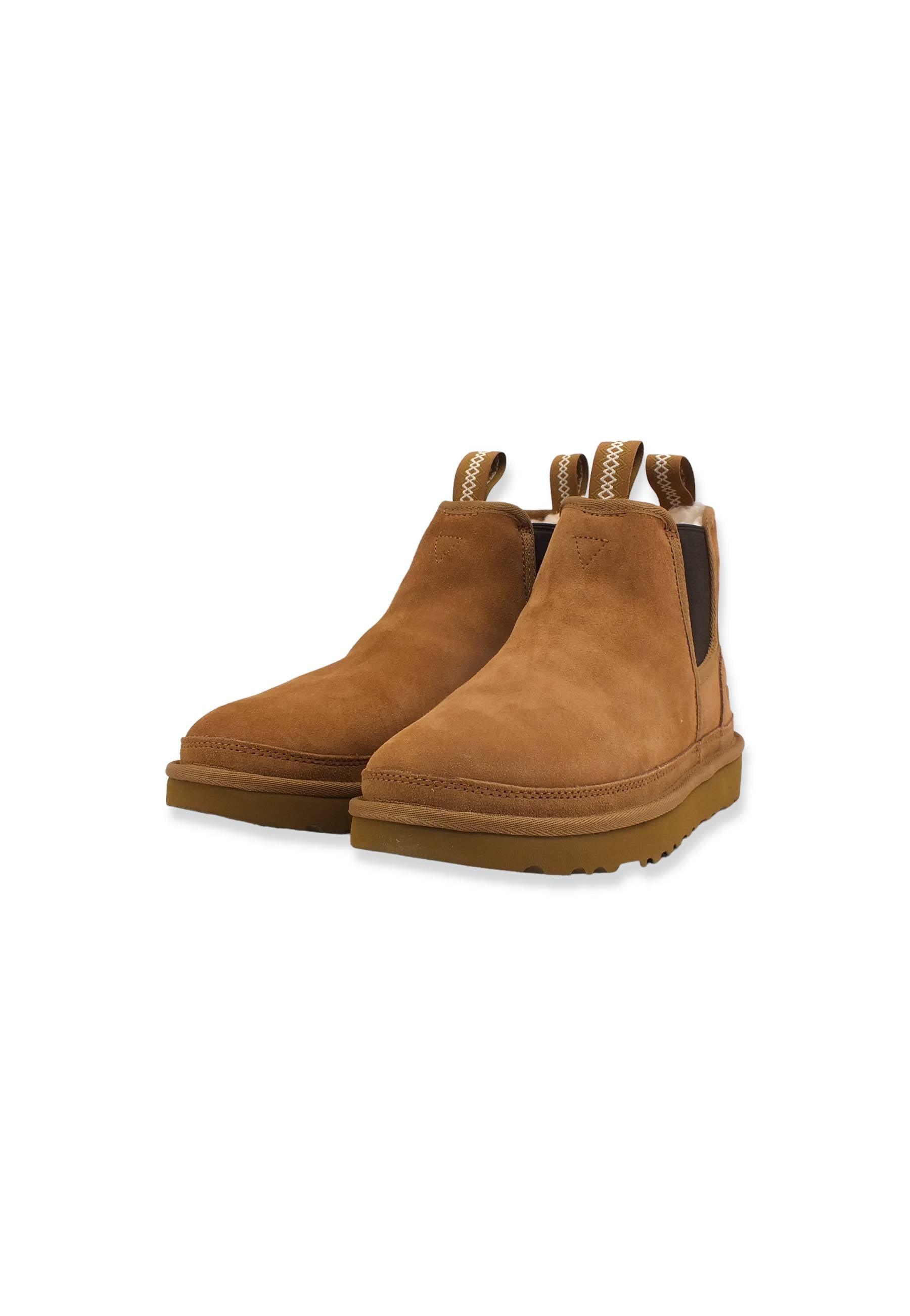 UGG Neumel Stivaletto Chelsea Uomo Pelo Marrone Chestnut M1121644 - Sandrini Calzature e Abbigliamento