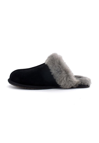 UGG Scufette II Ciabatta Pelo Donna Black Grey W1106872 - Sandrini Calzature e Abbigliamento