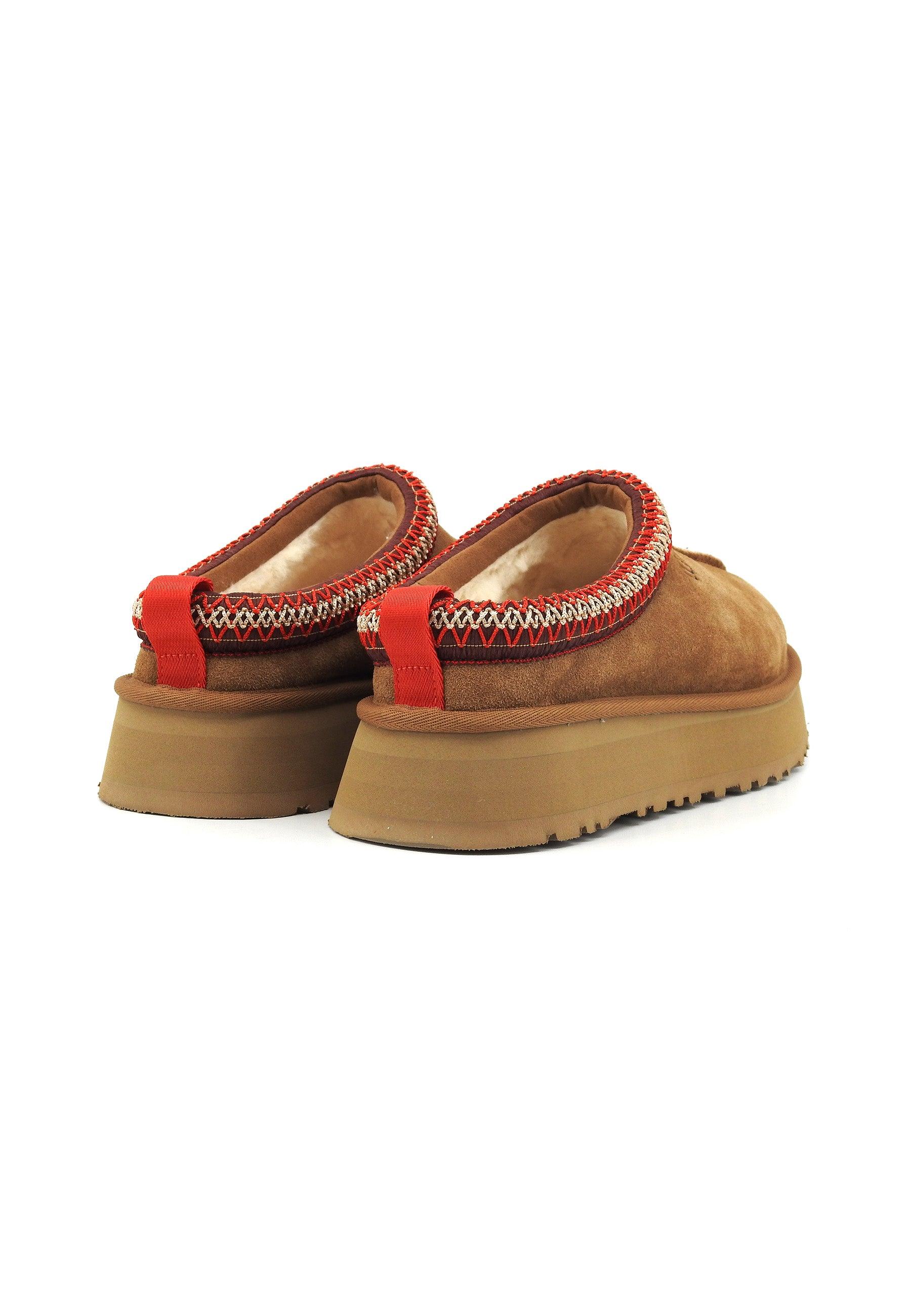 UGG Tazz Ciabatta Pelo Donna Chestnut W1122553 - Sandrini Calzature e Abbigliamento