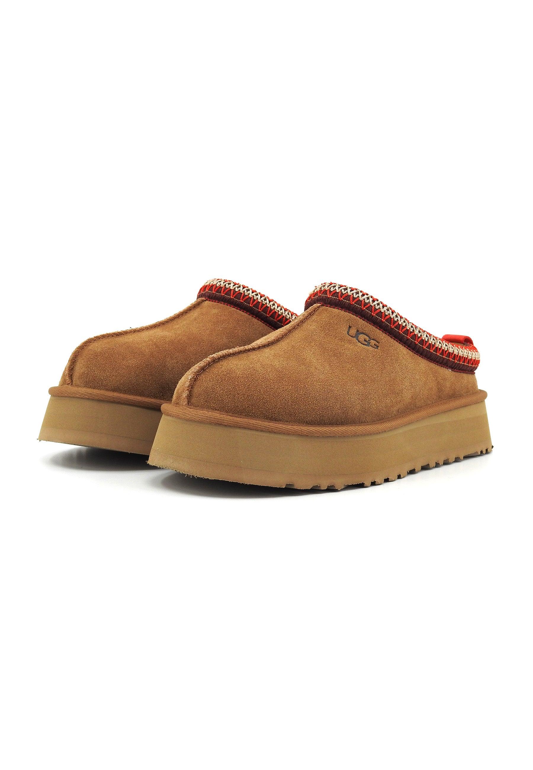 UGG Tazz Ciabatta Pelo Donna Chestnut W1122553 - Sandrini Calzature e Abbigliamento
