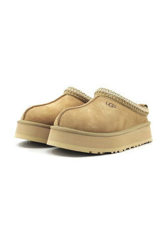 UGG Tazz Ciabatta Pelo Donna Mustard Seed W1122553 - Sandrini Calzature e Abbigliamento