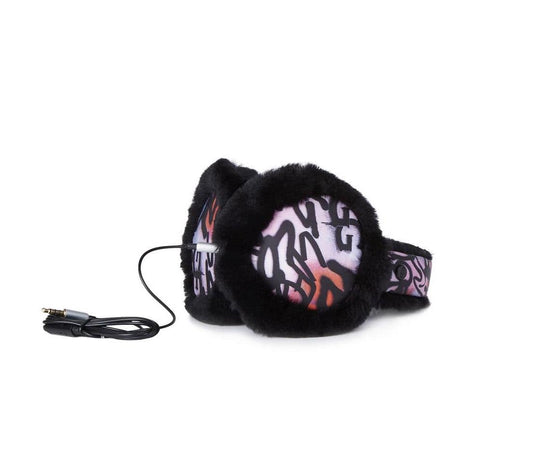 UGG W All Weather Tech Earmuff Paraorecchie Musica Graffiti Multi 18791 - Sandrini Calzature e Abbigliamento